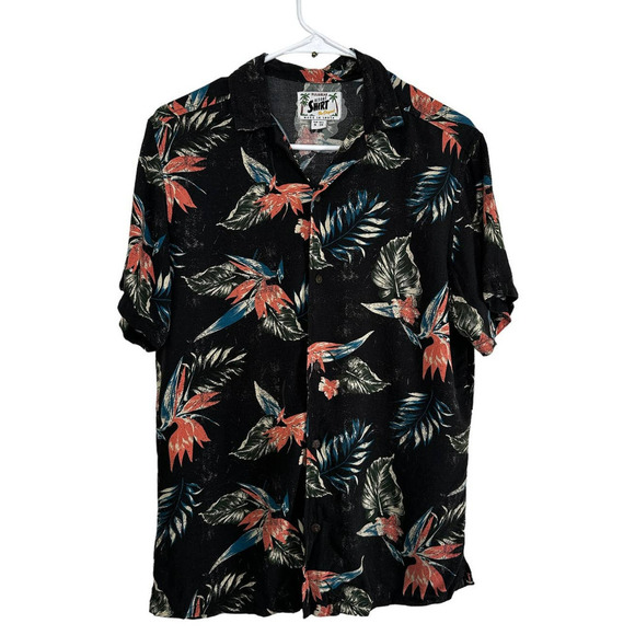 Pull&Bear Other - PULL & Bear resort shirt bird of paradise Hawaiian button down shirt